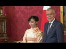Japanese Princess Kako meets Austrian President Van der Bellen in Vienna