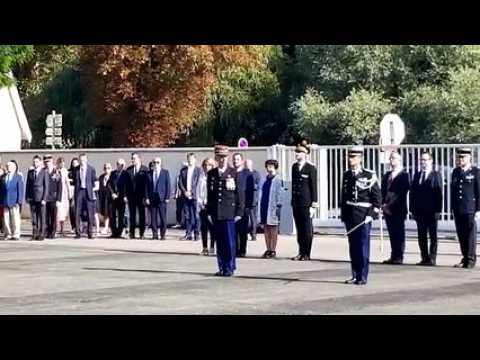 Prise de commandement du colonel Mark Evans