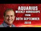 Aquarius Weekly Astrology Horoscope 30th September 2019
