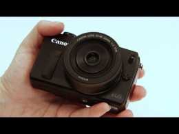 Canon EOS M Mirrorless Camera Hands on First Look
