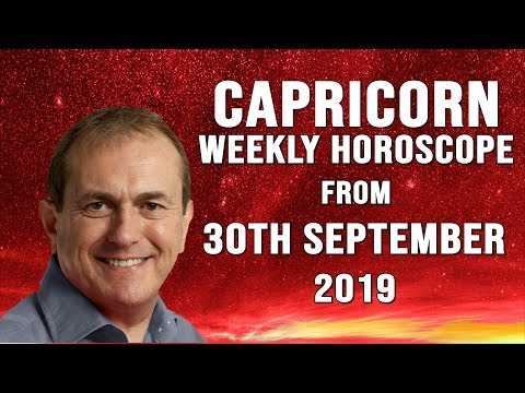 Capricorn Weekly Astrology Horoscope 30th September 2019