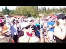 Ambiance au spectacle de la Patrouille de France à Courcelles-lès-Montbéliard