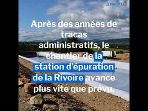 La station d’épuration de la Rivoire sera prête cet automne