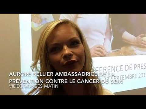 L'actrice Aurore Sellier se fait l'ambassadrice de la lutte contre le cancer du sein