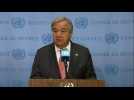 UN Chief announces constitutional committee following successful talks with Syria - Label : AFPTV - First images - Category : News