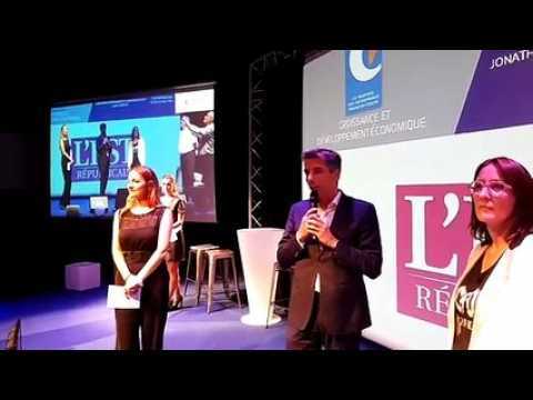 Intervention de Christophe Mahieu lors de la remise des Trophées de l’entreprise à Besançon