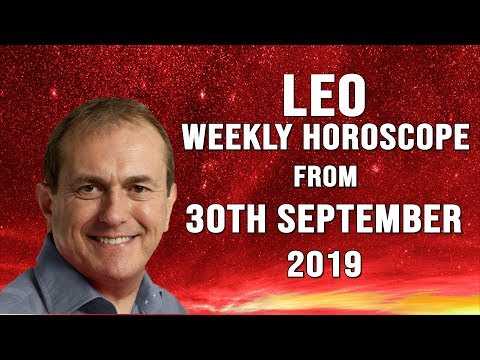 Leo Weekly Astrology Horoscope 30th September 2019