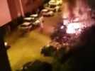 Une voiture en feu à Rive-de-Gier