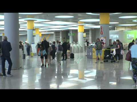Thomas Cook passengers at Palma airport face an uncertain wait