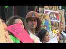 Brazilians protest against Bolsonaro near UN headquarters - Label : AFPTV - First images - Category : News