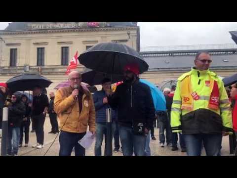 Bar le Duc : Manifestation CGT-FSU contre la réforme des retraites
