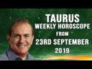 Taurus Weekly Astrology Horoscope 23rd September 2019