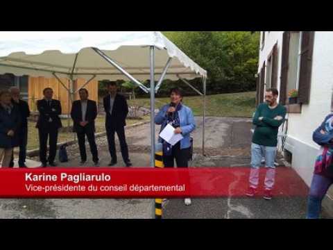 Handicap/Vivre autrement : Quatre chalets en bois inaugurés à la Maison Emilie, à Malmerspach