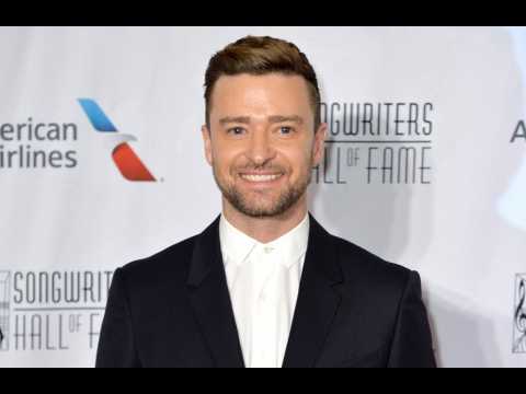 Justin Timberlake tackled by prankster at PFW