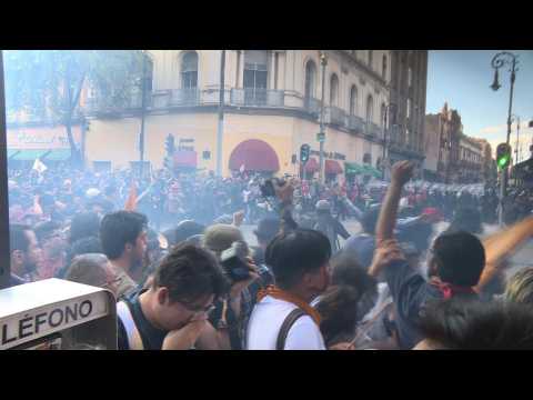Protest in Mexico turns violent