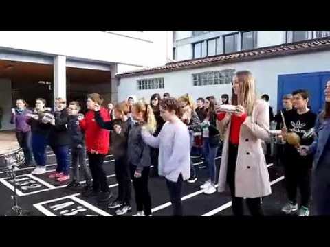 En visite dans la Meuse, au collège Aubry de Ligny-en-Barrois, le recteur a été accueilli en musique