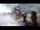 Wildenstein : Incendie, le CD 13 bis fermé à la circulation