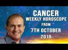 Cancer Weekly Horoscope 7th October 2019 - Venus gives you added magic...