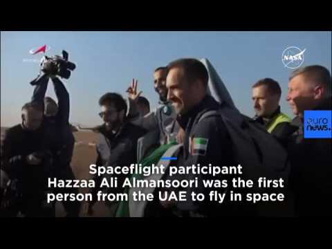 Watch: ISS astronauts land safely in Kazakhstan