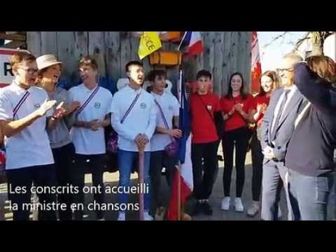 La ministre Roxana Maracineanu a été bien accueillie à Berrwiller