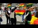 Bolivians protest in la Paz against Evo Morales