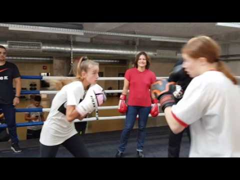 Mulhouse : Roxana Maracineanu en visite à la Box Briand