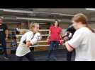 Mulhouse : Roxana Maracineanu en visite à la Box Briand