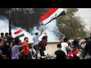Security forces fire tear gas as protests resume in Iraq