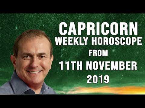 Capricorn Weekly Horoscope 11th November 2019 - A special reunion can be oh so sweet...