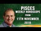 Pisces Weekly Horoscope 11th November 2019 - Praise can delight you...