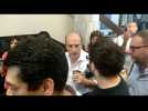 Uruguay's leftist Daniel Martinez arrives to vote - Label : AFPTV - First images - Category : News