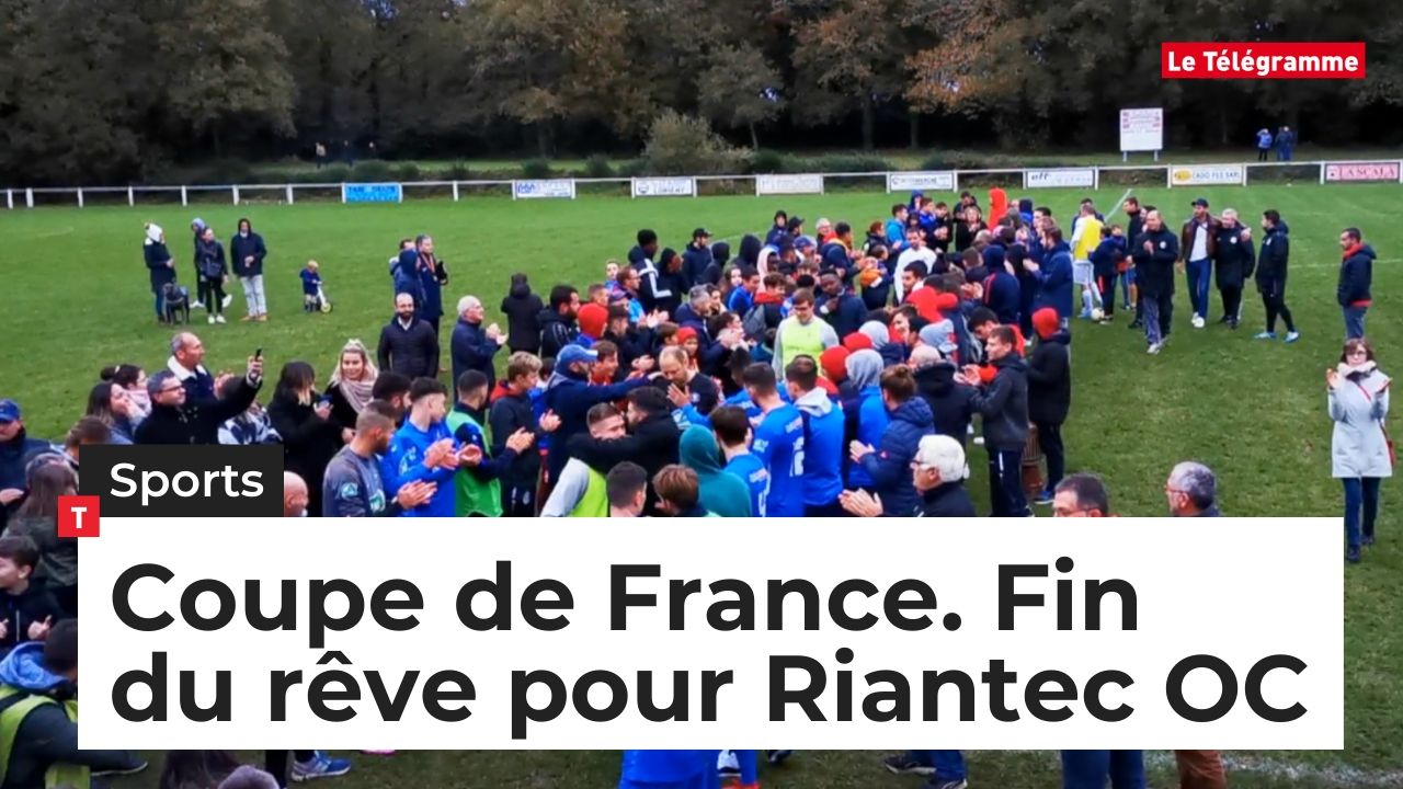 Coupe de France. Riantec OC (D1) - Cep Lorient (R1) : fin du rêve pour Riantec (Le Télégramme)