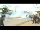 Police fire tear gas at Bolivian protesters in Santa Cruz