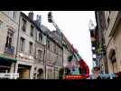 Dole, important incendie dans un immeuble du centre ville