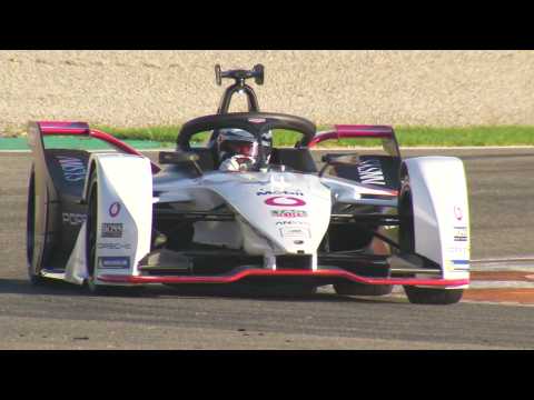 Formula E Test Drives in Valencia, Porsche 99X Electric Car Number 36