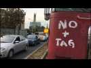Chileans protest against high prices of electronic toll collection