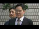 Samsung heir Lee Jae-yong arrives at court