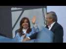 Argentina's Fernandez, Kirchner hold last campaign rally