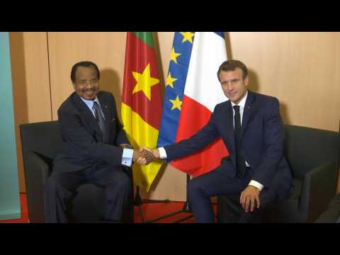 Global Fund conference: Emmanuel Macron greets African leaders in Lyon