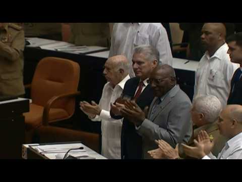 Cuba's parliament re-elects Diaz-Canel as president