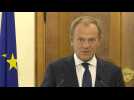 EU's Tusk slams Erdogan threat of new refugee surge - Label : AFPTV - First images - Category : News