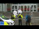 Police at site of stabbing at Manchester shopping centre