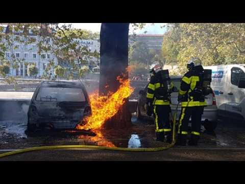 Incendie de véhicules à Chamars