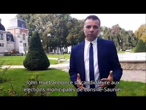 Lons-le-Saunier: John Huet annonce sa candidature aux élections municipales