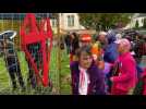 Vid&eacute;o. Les manifestants remplissent de ballons le &laquo; c&oelig;ur de l&rsquo;h&ocirc;pital &raquo; de Remiremont - Label : Vosges Matin - Category : News