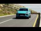 Porsche Macan Turbo in Miami Blue Driving Video