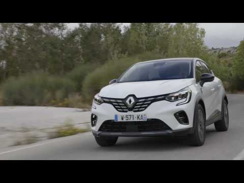 2019 New Renault CAPTUR tests drive in Greece Initiale Paris Version in Arctic White colour Driving Video