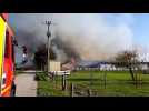 Haréville : incendie dans une exploitation agricole