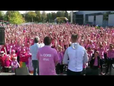 Plus de  1000 participants ce dimanche matin à la Cora Rose