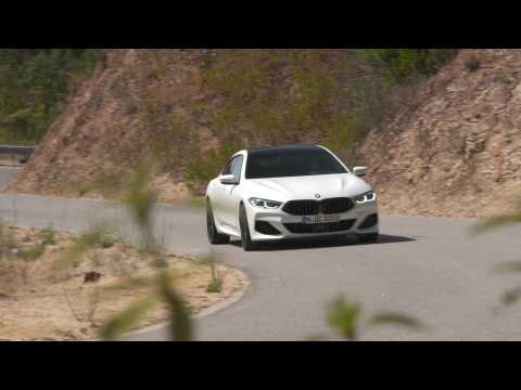 The new BMW 8 Series Gran Coupé Driving in Algarve, Portugal